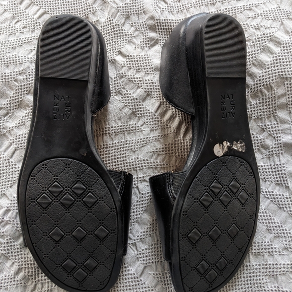 Naturalizer Lucie Black Leather D'orsay Flat - Picture 7 of 7